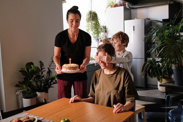 Sorpresa per il compleanno della mamma