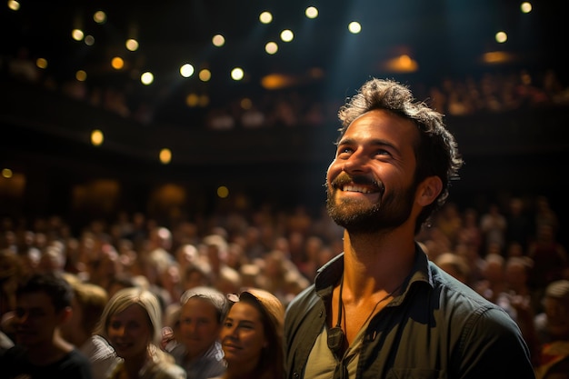 Sorpresa sul palco quando si riceve un premio IA generativo