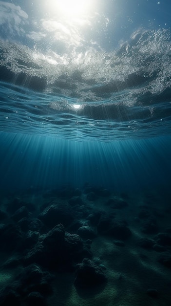 Sotto gli sfondi e le immagini del mare