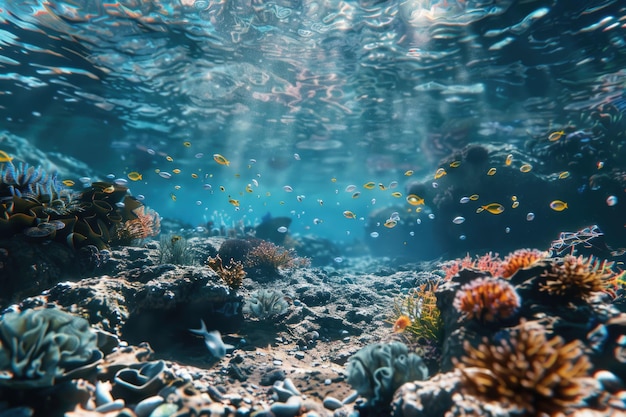 sotto l'acqua