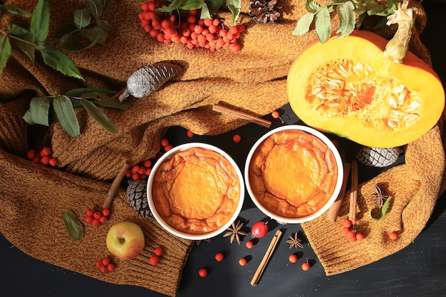 Soufflé di zucca fatto in casa