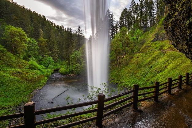 South Falls nel parco statale di Silver Falls, Oregon.