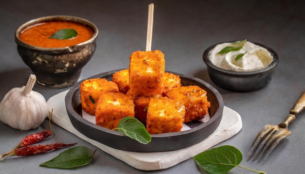 South Indian Paneer Lolipop