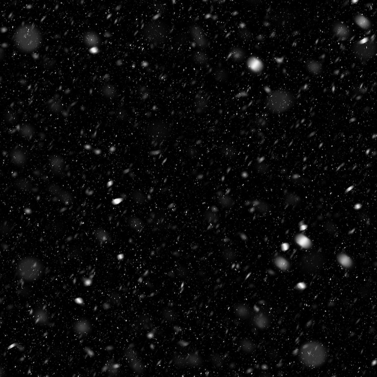 Foto sovrapposizione di neve reale