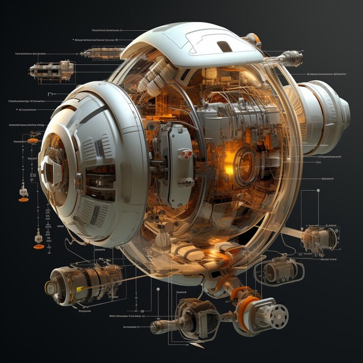 Space stations and UFO 8K HD photography