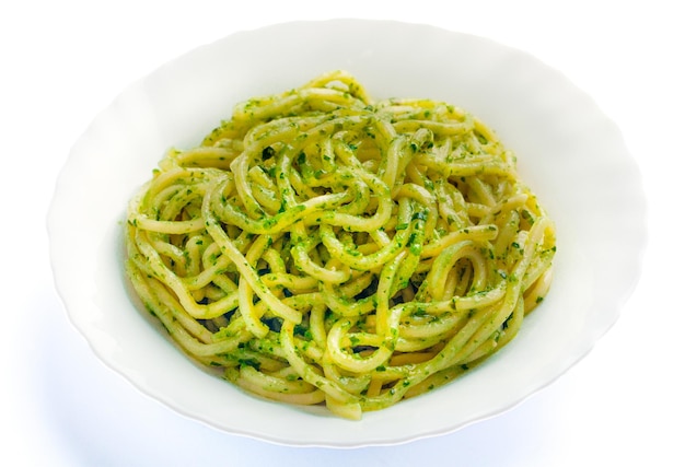 Spaghetti al pesto