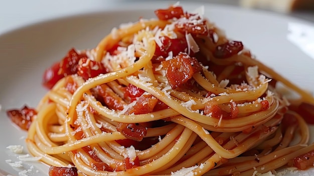 Spaghetti Amatriciana IA generativa