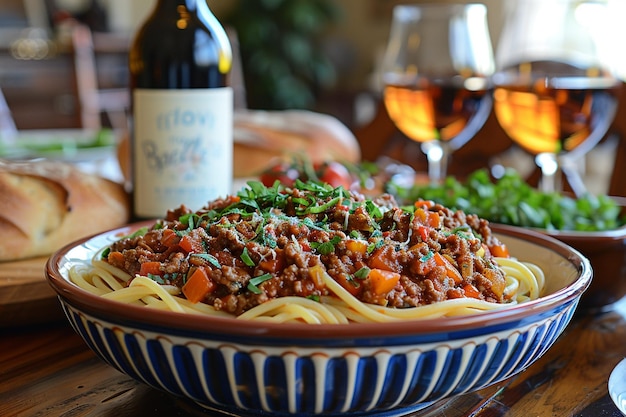 Spaghetti Bolognese cotti alla perfezione