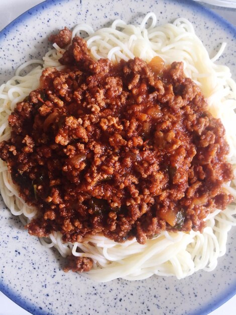 Spaghetti bolognese