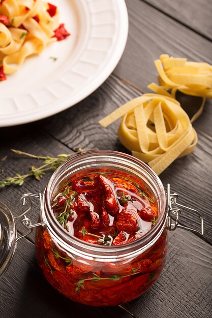 Spaghetti Con Pomodori Secchi