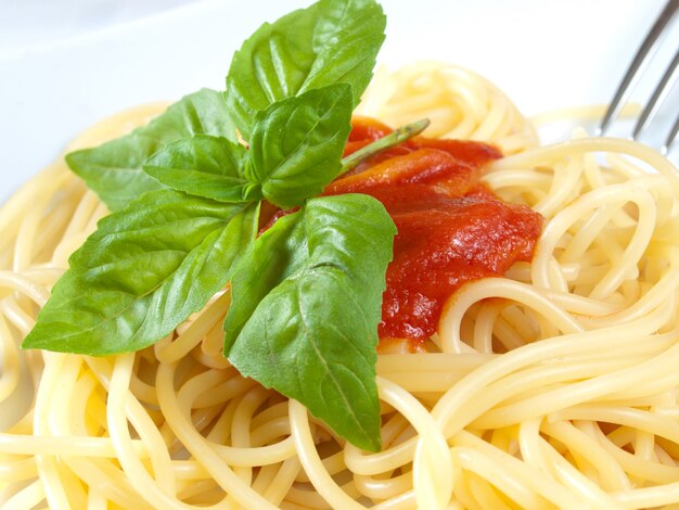 Spaghetti con pomodori