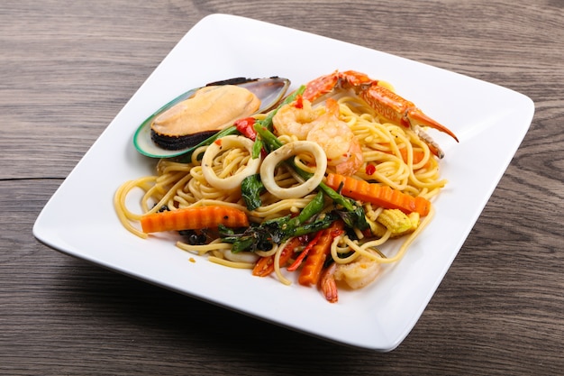 Spaghetti di frutti di mare