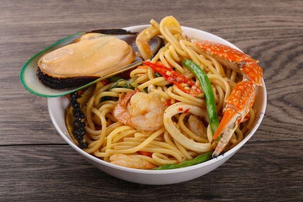 Spaghetti di frutti di mare