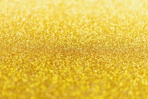 Sparkle glitter oro astratto con sfondo chiaro bokeh