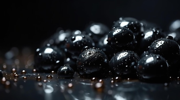 Sparkling Luxury Glitter Bokeh Sparkles and Particles Generative AI