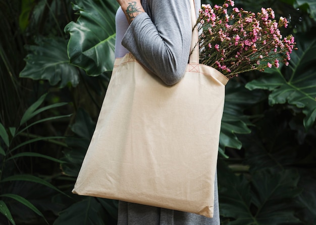 Spazio di design su tote bag