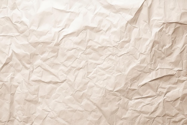 Spazio di progettazione beige carta stropicciata sfondo testurizzato