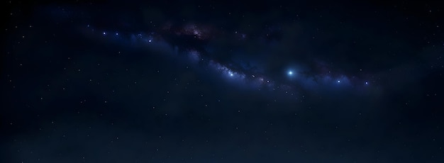 Spazio galattico con carta da parati stellare