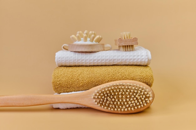 Spazzole e asciugamani per massaggi naturali per massaggi termali