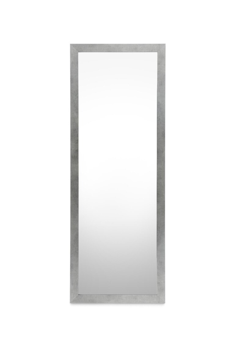 Foto specchio integrale moderno isolato su bianco