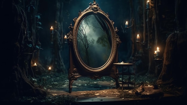 specchio magico cartomanzia e compimento