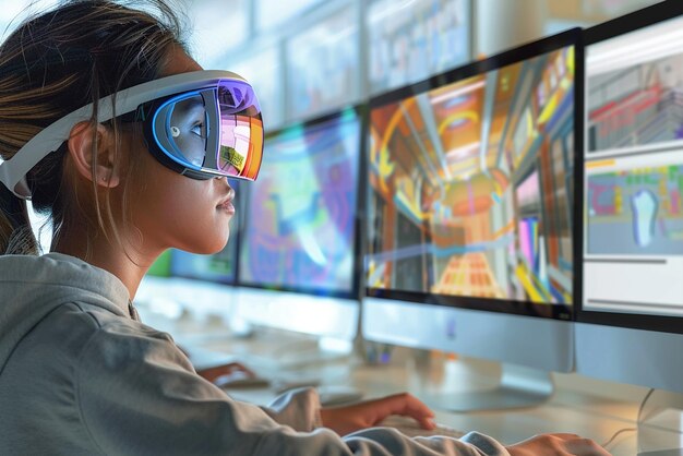 Specialista di tecnologia educativa che progetta strumenti di apprendimento