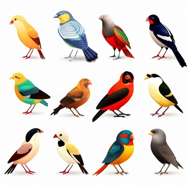 Specie di uccelli animali