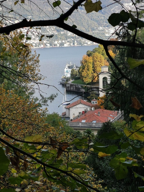 Spettacolare scenario del Lago di Como in Italia