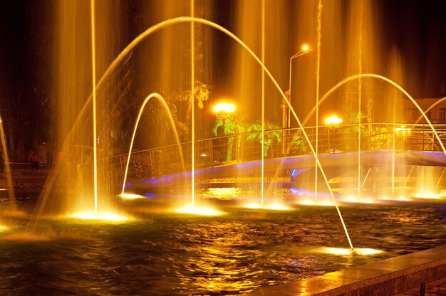 Spettacolo delle fontane di Batumi
