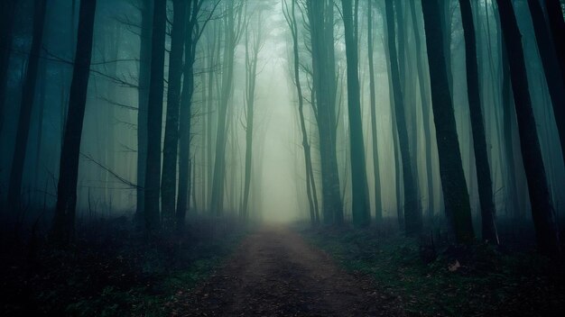 Spettinosa foresta nebbiosa