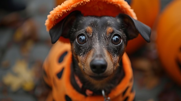 Spettinosa vetrina di moda per animali domestici a tema Halloween