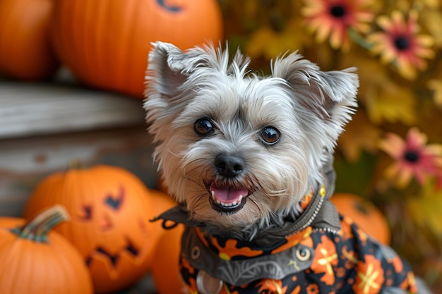 Spettinosa vetrina di moda per animali domestici a tema Halloween