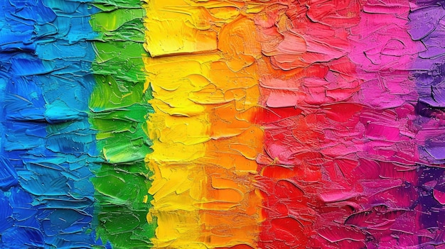 Spettro di colori Arte realistica della bandiera LGBT