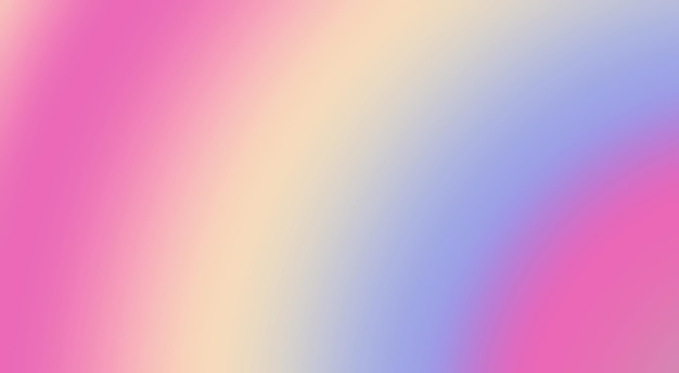 Spettro di linee di curva arcobaleno di colore pastello sfumato per lo sfondo