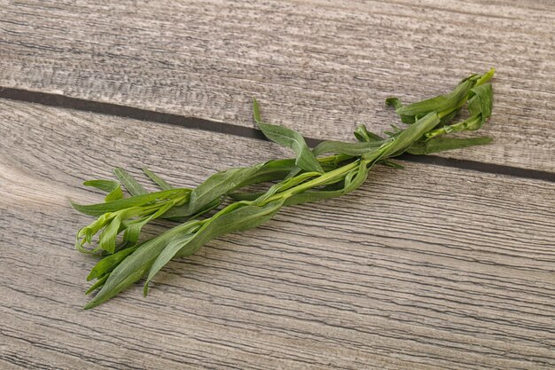 Spezia di erba di dragone verde per la cottura