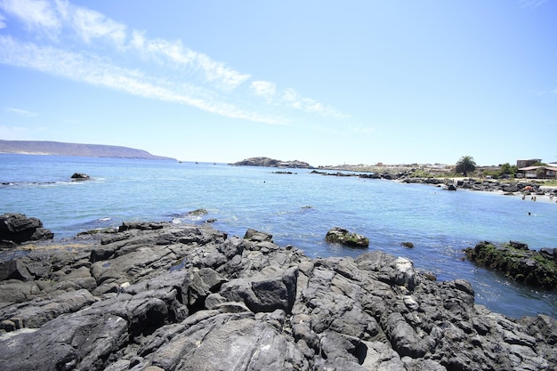 Spiagge e porto vicino a Bahia Inglesia Caldera Cile
