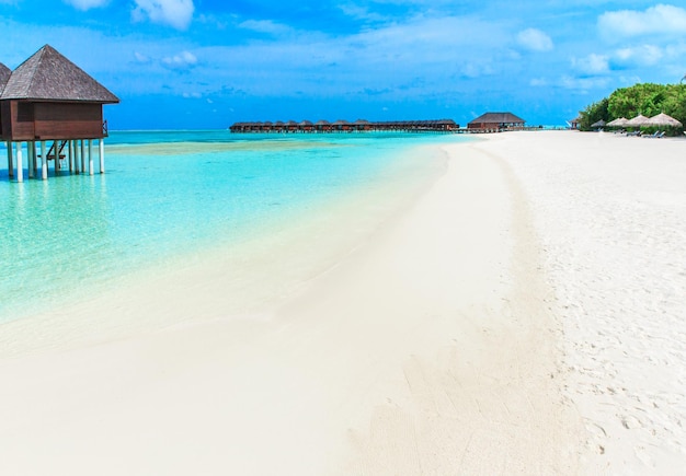 Spiaggia alle Maldive