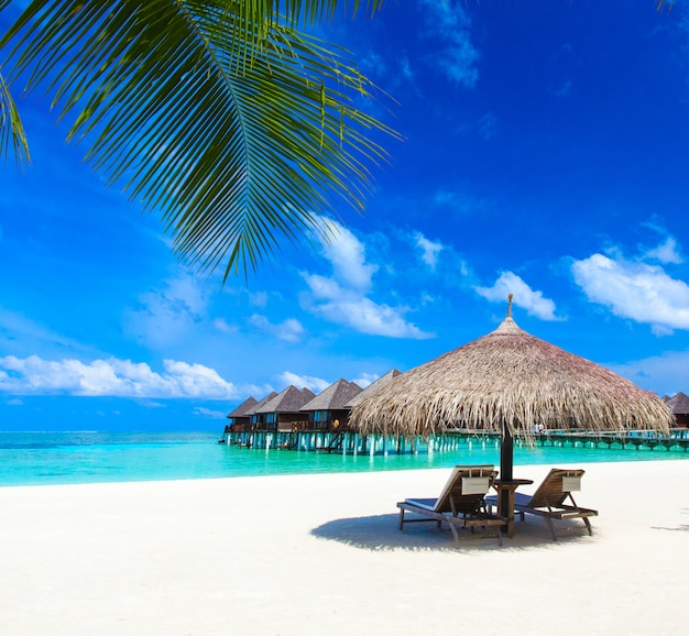 Spiaggia alle Maldive