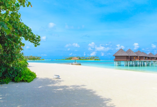 Spiaggia alle Maldive