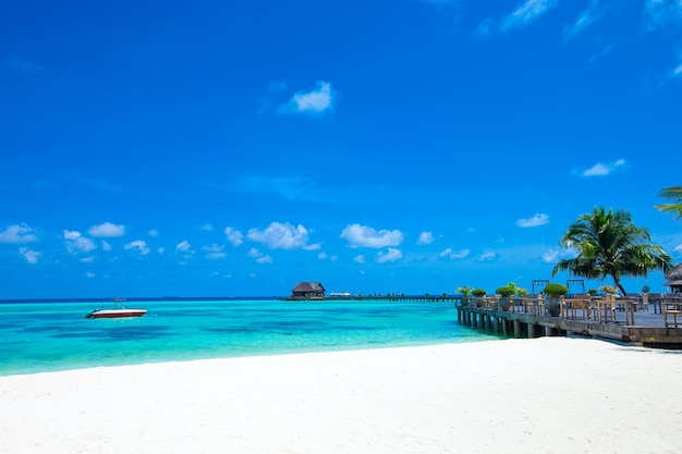 Spiaggia alle Maldive