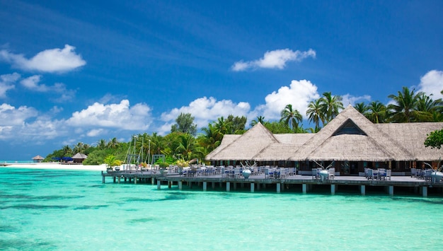 Spiaggia alle Maldive