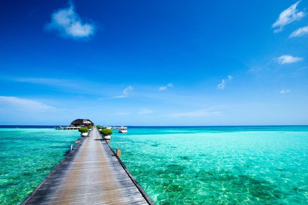 Spiaggia alle Maldive