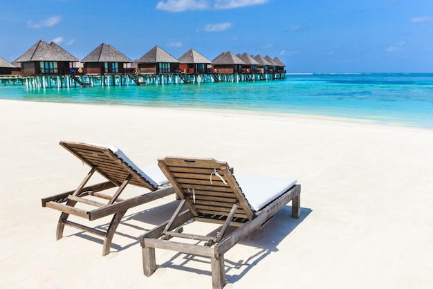 Spiaggia alle Maldive