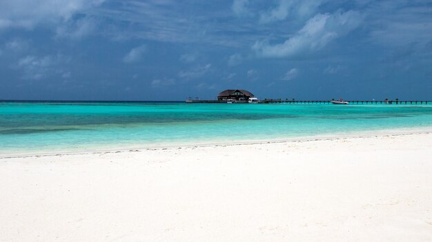 Spiaggia alle Maldive