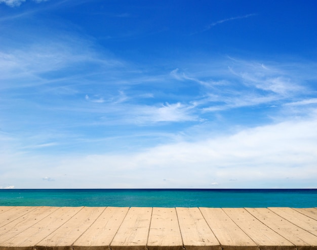 Spiaggia blu del mare caraibico