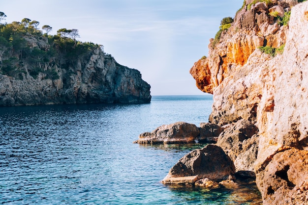 Spiaggia con acque azzurre a Palma