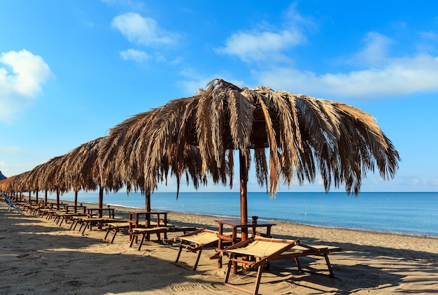 Spiaggia del Mar Tirreno Campania Italia