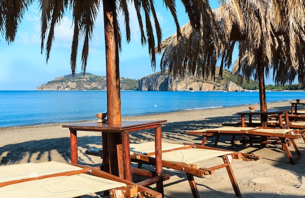 Spiaggia del Mar Tirreno Campania Italia