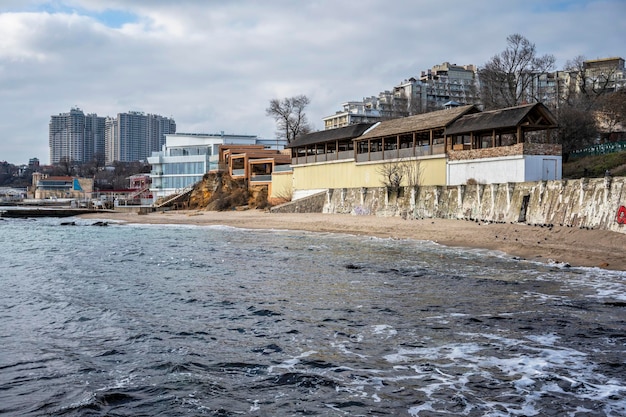 Spiaggia della città di Arcadia a Odessa Ucraina