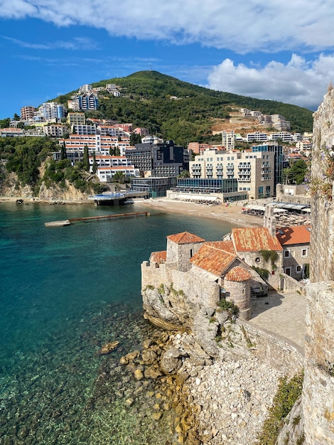 Spiaggia della città vecchia di Budva Montenegro